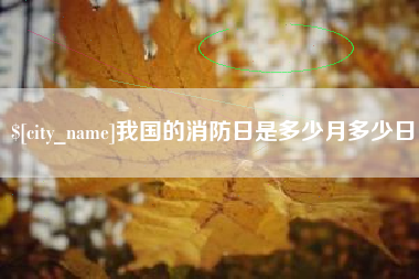 高安我国的消防日是多少月多少日