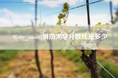高安消防大学分数线是多少