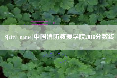 高安中国消防救援学院2018分数线