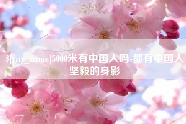 高安5000米有中国人吗-都有中国人坚毅的身影