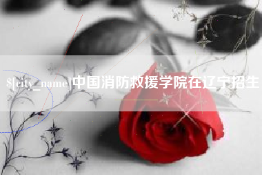高安中国消防救援学院在辽宁招生
