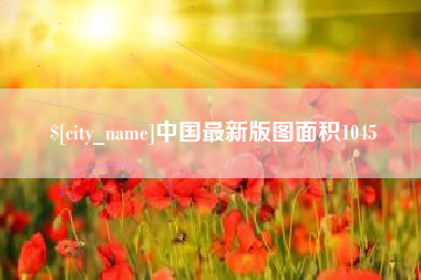 高安中国最新版图面积1045