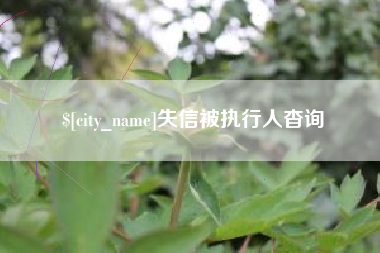 高安失信被执行人杳询