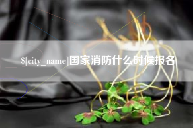 高安国家消防什么时候报名