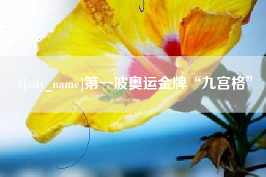 高安第一波奥运金牌“九宫格”