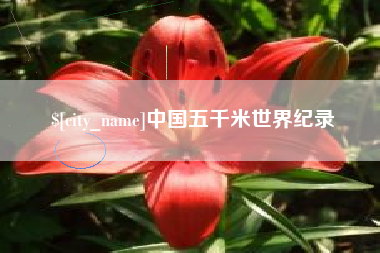 高安中国五千米世界纪录