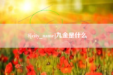 高安九金是什么