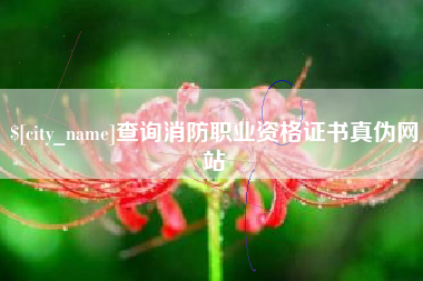 高安查询消防职业资格证书真伪网站