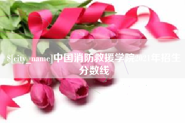 高安中国消防救援学院2021年招生分数线