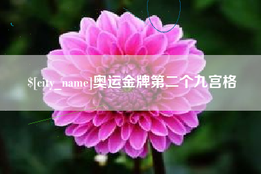 高安奥运金牌第二个九宫格