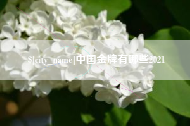 高安中国金牌有哪些2021
